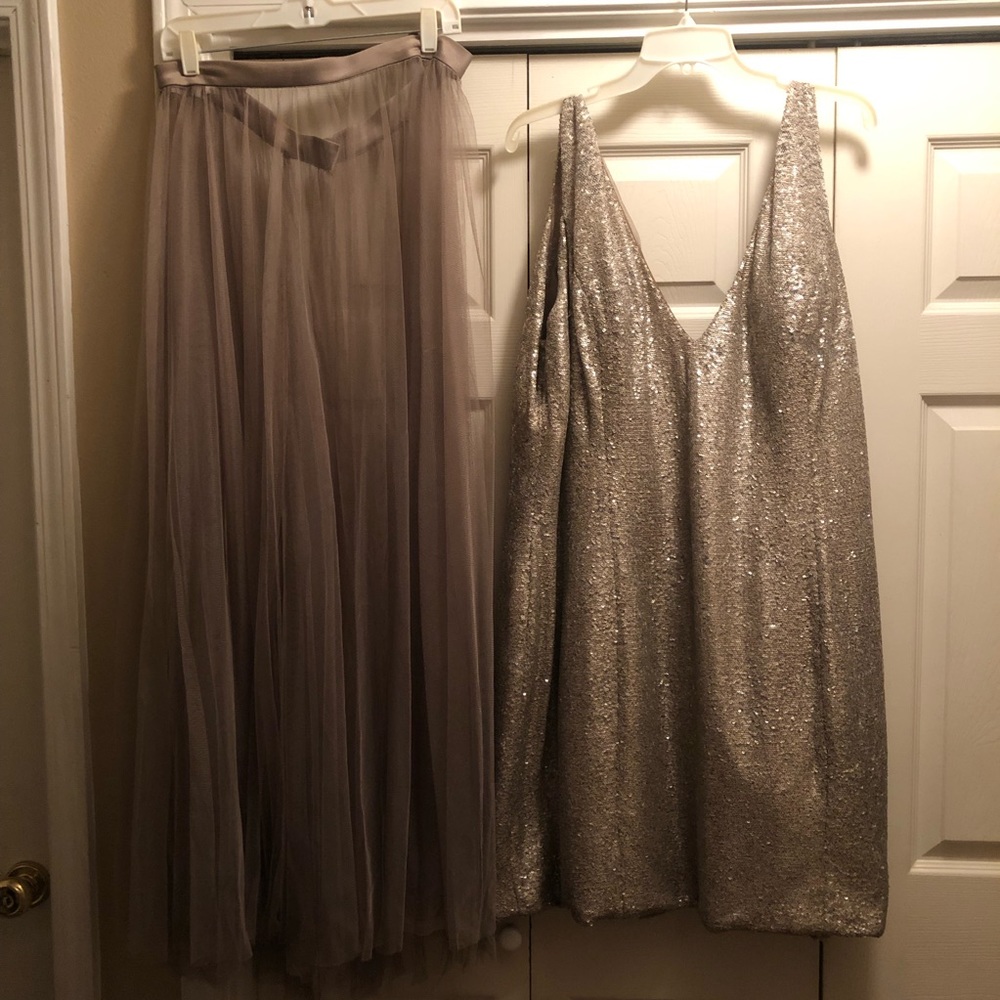 Champagne Formal Dress - Picture 3 of 4